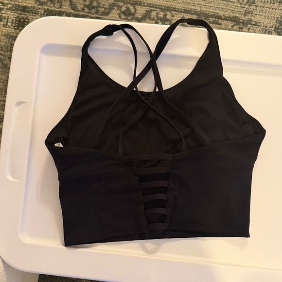 Alphalete Other - Alphalete Black Strappy Sports Bra